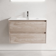 Sancos Libra LB80EG Дуб Галифакс натуральный 80 Тумба для раковины 45x79x50 см, Италия - фото 1 - фото 2