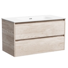 Sancos Libra LB90EG Дуб Галифакс натуральный 90 Тумба для раковины 45x89x50 см, Италия - фото 1 - фото 1