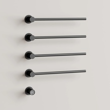 Sancos Linea SC14001MB Встраиваемый Чёрный матовый Полотенцесушитель электрический 8,5x53x66,5 см, Италия - фото 1 - фото 2