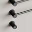 Sancos Linea SC14001MB Встраиваемый Чёрный матовый Полотенцесушитель электрический 8,5x53x66,5 см, Италия - фото 7
