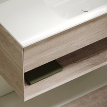 Sancos Marmi 1.0 MR1.0100REG Дуб галифакс натуральный 100 R Тумба для раковины 44,5x99,5x52 см, Италия - фото 1 - фото 4