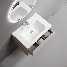 Sancos Marmi 1.0 MR1.070EG Дуб галифакс натуральный 70 Тумба для раковины 44,5x69x52 см, Италия - фото 1 - фото 4