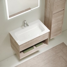 Sancos Marmi 1.0 MR1.080EG Дуб галифакс натуральный 80 Тумба для раковины 44,5x79x52 см, Италия - фото 1 - фото 3