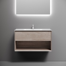 Sancos Marmi 1.0 MR1.090EG Дуб галифакс натуральный 90 Тумба для раковины 44,5x89x52 см, Италия - фото 1 - фото 2