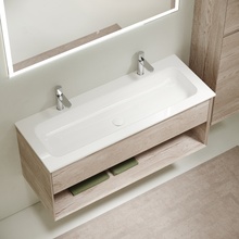 Sancos Marmi 1.0 MR1.0120EG Дуб галифакс натуральный 120 Тумба для раковины 44,5x119,5x52 см, Италия - фото 1 - фото 3