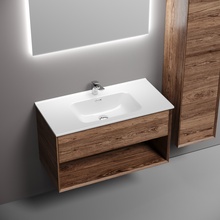 Sancos Marmi 1.0 MR1.090ECH Дуб чарльстон 90 Тумба для раковины 44,5x89x52 см, Италия - фото 1 - фото 3