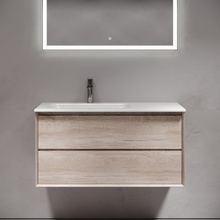 Sancos Marmi 2.0 MR2.0100LEG Дуб галифакс натуральный 100 L Тумба для раковины 44,5x99,5x52 см, Италия - фото 1 - 2 Sancos Marmi 2.0 MR2.0100LEG Дуб галифакс натуральный 100 L Тумба для раковины 44,5x99,5x52 см, Италия - фото 1 - фото 2