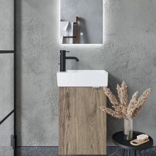 Sancos Mini MN35ECHL Дуб чарльстон 35 L Тумба для раковины 20,5x35,5x50 см, Италия - фото 1 - 3 Sancos Mini MN35ECHL Дуб чарльстон 35 L Тумба для раковины 20,5x35,5x50 см, Италия - фото 1 - фото 3