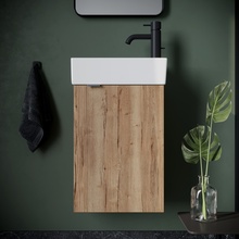 Sancos Mini MN35EGR Дуб галифакс натуральный 35 R Тумба для раковины 20,5x35,5x50 см, Италия - фото 1 - 2 Sancos Mini MN35EGR Дуб галифакс натуральный 35 R Тумба для раковины 20,5x35,5x50 см, Италия - фото 1 - фото 2