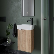 Sancos Mini MN35EGR Дуб галифакс натуральный 35 R Тумба для раковины 20,5x35,5x50 см, Италия - фото 1 - 3 Sancos Mini MN35EGR Дуб галифакс натуральный 35 R Тумба для раковины 20,5x35,5x50 см, Италия - фото 1 - фото 3