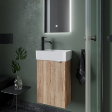 Sancos Mini MN35EGL Дуб галифакс натуральный 35 L Тумба для раковины 20,5x35,5x50 см, Италия - фото 1 - 3 Sancos Mini MN35EGL Дуб галифакс натуральный 35 L Тумба для раковины 20,5x35,5x50 см, Италия - фото 1 - фото 3