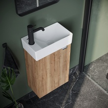 Sancos Mini MN35EGL Дуб галифакс натуральный 35 L Тумба для раковины 20,5x35,5x50 см, Италия - фото 1 - фото 4