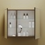Sancos Mirror MI90ECH Дуб чарльстон 90 Шкаф-зеркало 14,9x89x74 см, Италия - фото 4