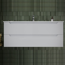 Sancos Norma 2.0 NR2.0120-1W Белый глянец 120 Тумба для раковины 45x119,5x50 см, Италия - фото 1 - фото 2