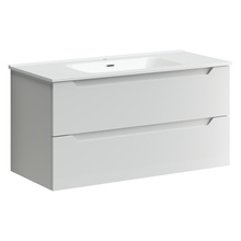 Sancos Norma 2.0 NR2.0100W Белый глянец 100 Тумба для раковины 45x99,5x50 см, Италия - фото 1 - фото 1