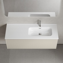 Sancos Snob R 1.0 SNR1.0120RCE Beige Soft 120 R Тумба для раковины 44,5x119,5x40,6 см, Италия - фото 1 - фото 4