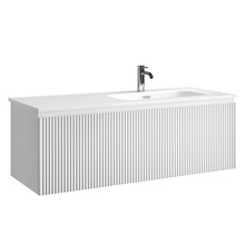 Sancos Snob R 1.0 SNR1.0120RW Bianco 120 R Тумба для раковины 44,5x119,5x40,6 см, Италия - фото 1 Sancos Snob R 1.0 SNR1.0120RW Bianco 120 R Тумба для раковины 44,5x119,5x40,6 см, Италия - фото 1 - фото 1