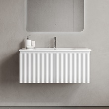 Sancos Snob R 1.0 SNR1.090W Bianco 90 Тумба для раковины 44,5x89x40,6 см, Италия - фото 1 - 2 Sancos Snob R 1.0 SNR1.090W Bianco 90 Тумба для раковины 44,5x89x40,6 см, Италия - фото 1 - фото 2