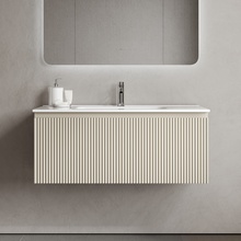 Sancos Snob R SNR1.0100CE Beige Soft 100 Тумба для раковины 44,5x99,5x40,6 см, Италия - фото 1 - фото 2