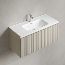 Sancos Snob R SNR1.0100CE Beige Soft 100 Тумба для раковины 44,5x99,5x40,6 см, Италия - фото 1 - фото 3