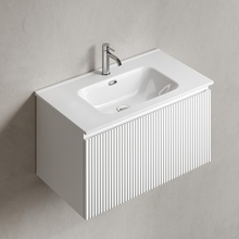 Sancos Snob R SNR1.080W Bianco 80 Тумба для раковины 44,5x99,5x40,6 см, Италия - фото 1 - фото 3