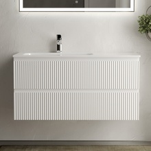 Sancos Snob R SNR100LW Bianco 100 L Тумба для раковины 44,5x99,5x50 см, Италия - фото 1 - фото 2