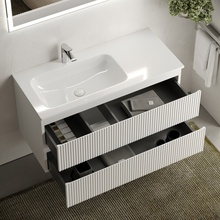Sancos Snob R SNR100LW Bianco 100 L Тумба для раковины 44,5x99,5x50 см, Италия - фото 1 - фото 4