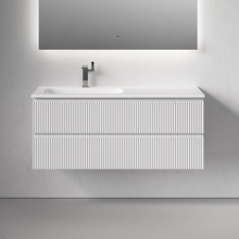 Sancos Snob R SNR120LW Bianco 120 L Тумба для раковины 44,5x119,5x50 см, Италия - фото 1 - фото 2