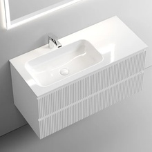 Sancos Snob T SNT100LW Bianco 100 L Тумба для раковины 44,5x99,5x50 см, Италия - фото 1 - фото 4