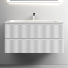 Sancos Snob T SNT100W Bianco 100 Тумба для раковины 44,5x99,5x50 см, Италия - фото 1 - фото 2
