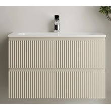 Sancos Snob R 80 см, beige soft Тумба с раковиной 44,5x79x50 см, Италия - фото 1 - фото 1