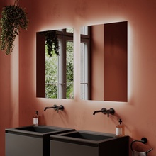 Sancos Square SQ600 LED 60 Зеркало 2,7x60x80 см, Италия - фото 1 - фото 2