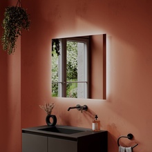 Sancos Square SQ800 LED 80 Зеркало 2,7x80x70 см, Италия - фото 1 - фото 2