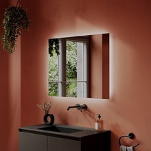 Sancos Square SQ900 LED 90 Зеркало 2,7x90x70 см, Италия - фото 1 - фото 2