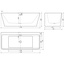 Sancos Square FB14 На каркасе Ванна 170х75 Акриловая ванна 170x75 см, Италия - фото 9 Sancos Square FB14 На каркасе Ванна 170х75 Акриловая ванна 170x75 см, Италия - фото 9