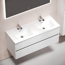 Sancos Urban UR120-2W Белый глянец 120 Тумба для раковины 45x119x55 см, Италия - фото 1 - фото 3