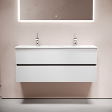 Sancos Urban UR120-2W Белый глянец 120 Тумба для раковины 45x119x55 см, Италия - фото 1 - фото 2