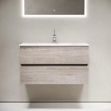 Sancos Urban UR90EG Дуб галифакс натуральный 90 Тумба для раковины 45x89x55 см, Италия - фото 1 - фото 2