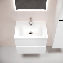 Sancos Urban UR60W Белый глянец 60 Тумба для раковины 45x59x55 см, Италия - фото 1 - фото 4