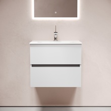 Sancos Urban UR60W Белый глянец 60 Тумба для раковины 45x59x55 см, Италия - фото 1 - фото 2