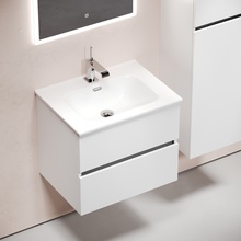 Sancos Urban UR60W Белый глянец 60 Тумба для раковины 45x59x55 см, Италия - фото 1 - фото 3