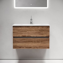 Sancos Urban UR80ECH Дуб чарльстон 80 Тумба для раковины 45x79x55 см, Италия - фото 1 - фото 2