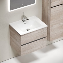 Sancos Urban UR60EG Дуб галифакс натуральный 60 Тумба для раковины 45x59x55 см, Италия - фото 1 - фото 3