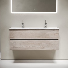 Sancos Urban UR120-2EG Дуб галифакс натуральный 120 Тумба для раковины 45x119x55 см, Италия - фото 1 - фото 2