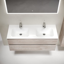 Sancos Urban UR120-2EG Дуб галифакс натуральный 120 Тумба для раковины 45x119x55 см, Италия - фото 1 - фото 4