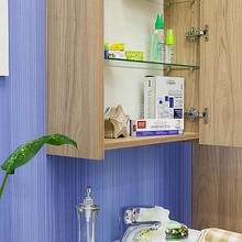 Sanflor Ларго R 40 Шкаф-зеркало 13,6x35x72 см, Россия - фото 1 - фото 3