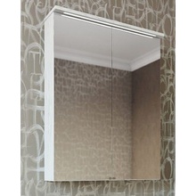 Sanflor Чикаго С08222 Дуб крафт / Белый 60 Шкаф-зеркало 18,6x55,2x82 см, Россия - фото 1 - фото 1