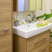 Sanflor Ларго С0002109 Швейцарский вяз 70 Тумба для раковины 44x64,8x85 см, Россия - фото 1 - фото 3