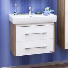 Sanflor Ларго С0002122 Швейцарский вяз / Белый  70 Тумба для раковины 44x64,8x51,8 см, Россия - фото 1 - фото 1