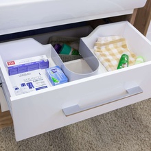 Sanflor Ларго С0002123 Швейцарский вяз / Белый  80 Тумба для раковины 44x74,8x51,8 см, Россия - фото 1 - фото 3